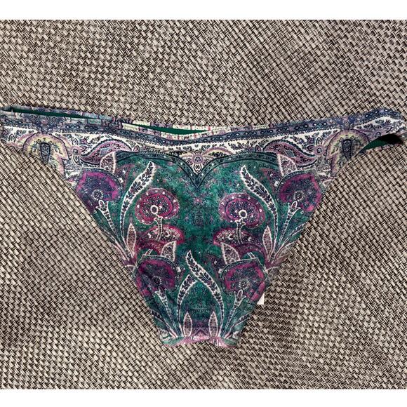ZIMMERMANN NWT Anneke Paisley Bikini Bottoms Lavendar Teal 4-6 - Picture 3 of 6